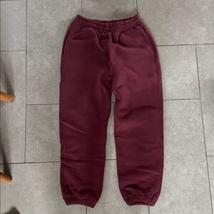 Kids Maroon Sweatpants